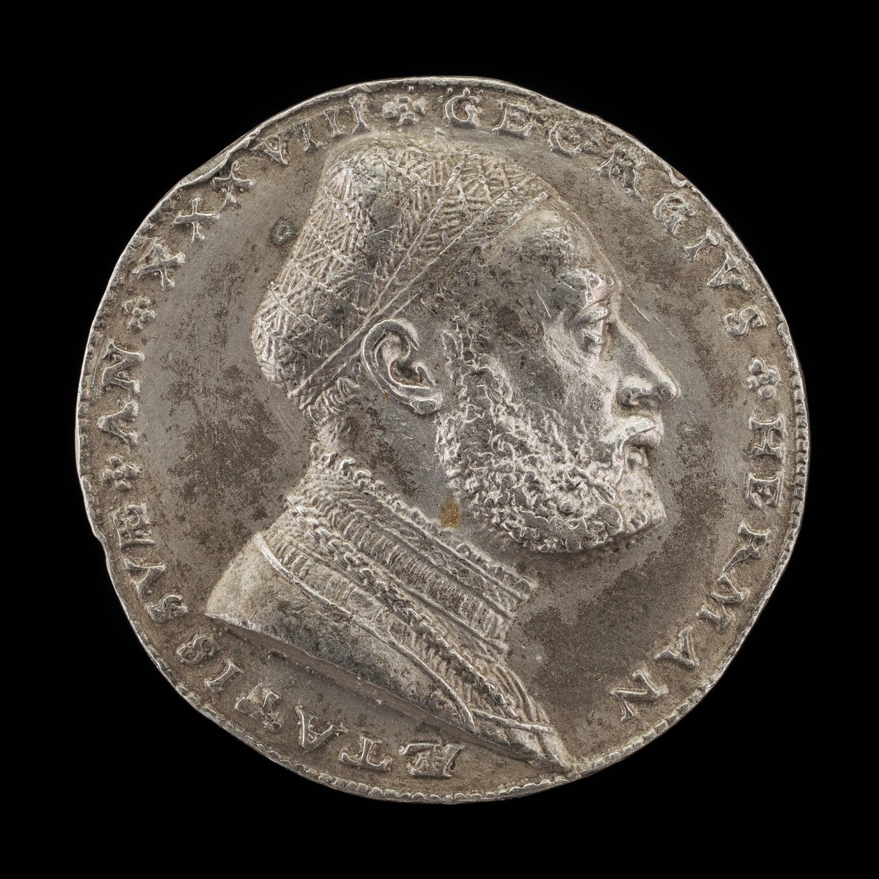 Georg Hermann, German Philosopher [obverse] by Matthes Gebel