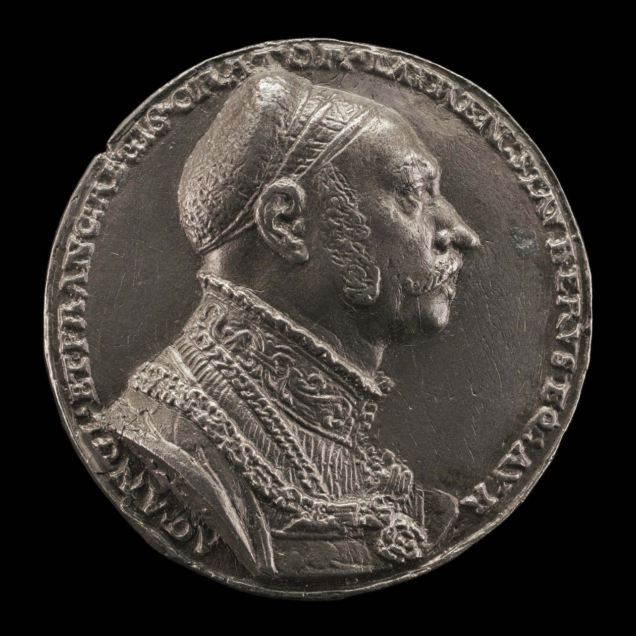 Lorenz Staiber, 1485-1539, Patrician of Nuremberg, Writer, and Orator [obverse], 1535 by Matthes Gebel