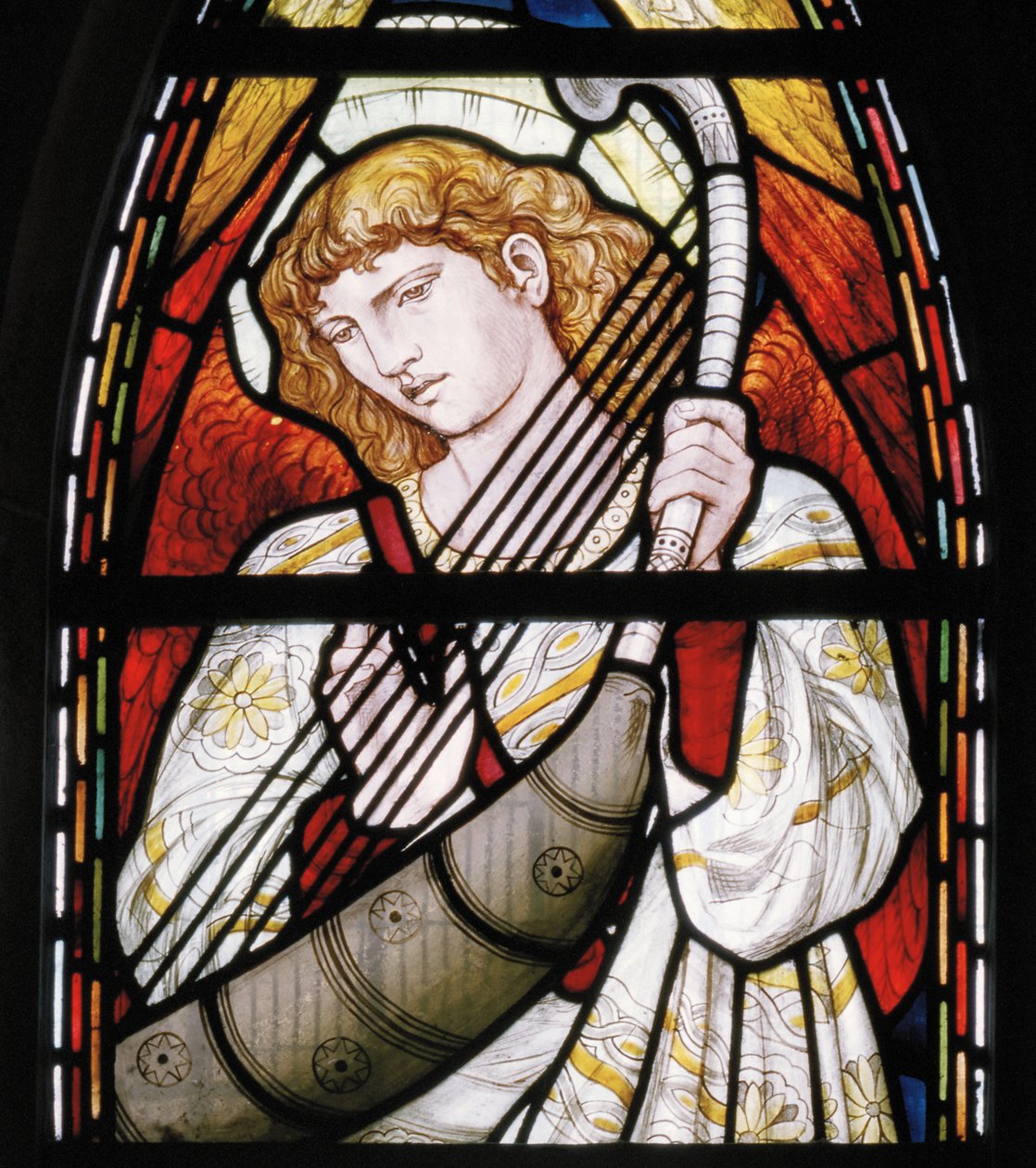 Angel Musician (detail) by Matthew Maris