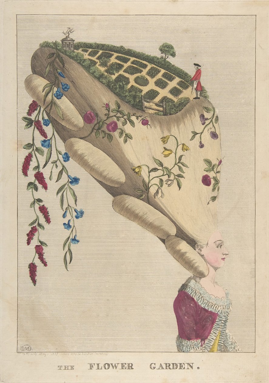 The Flower Garden, May 1, 1777 by Matthew Darly