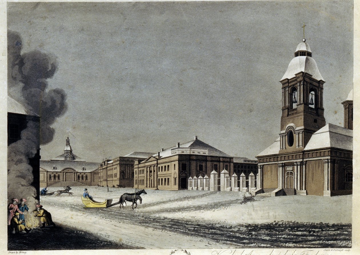 The Arsenal and the Cannon Foundry in Petersburg by Matthew Dubourg