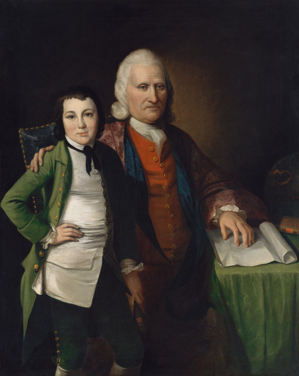 Cadwallader Colden and His Grandson Warren De Lancey, ca. 1772
