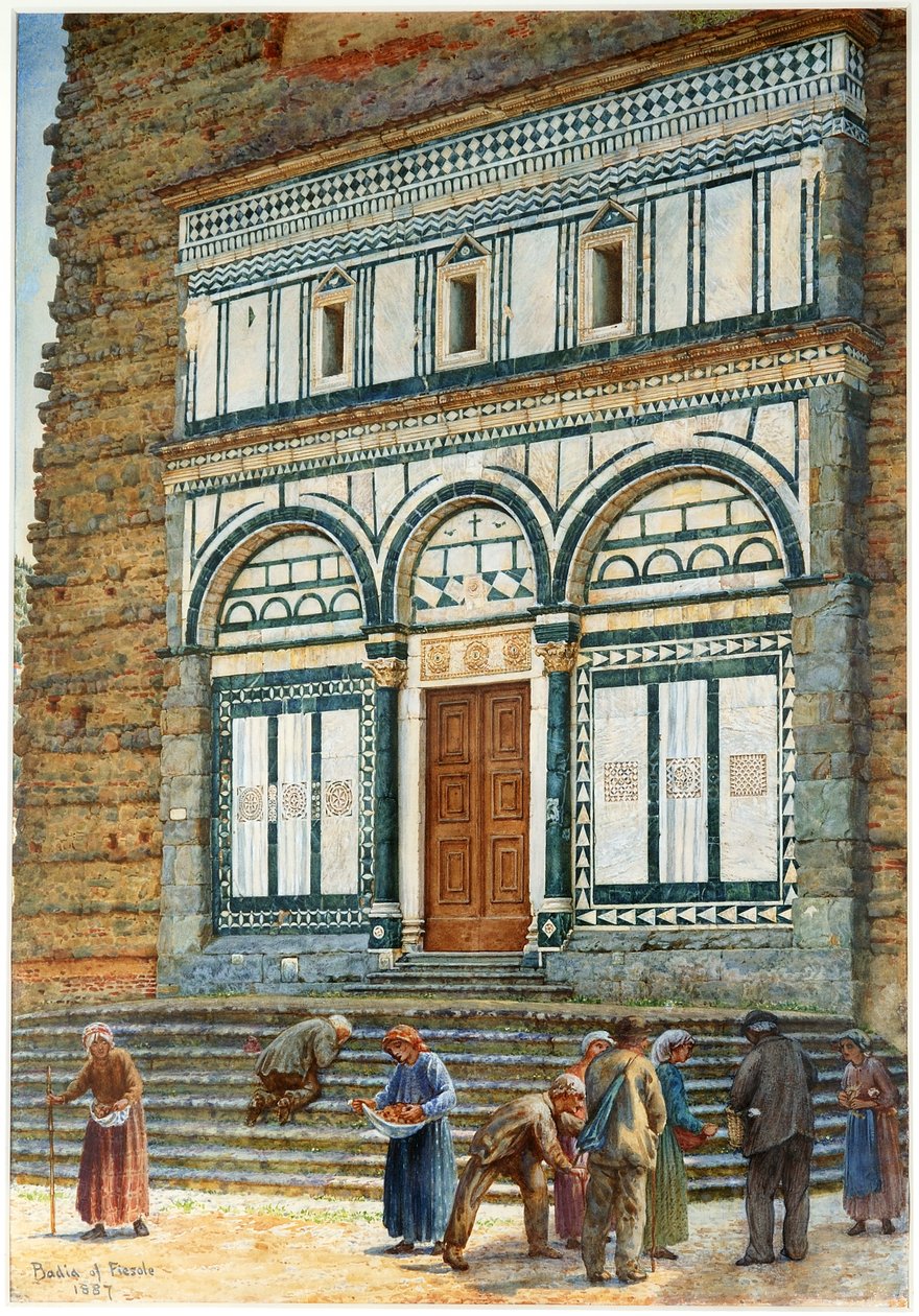 The Badia of Fiesole, Florence, Italy by Matthew Thomas Rooke