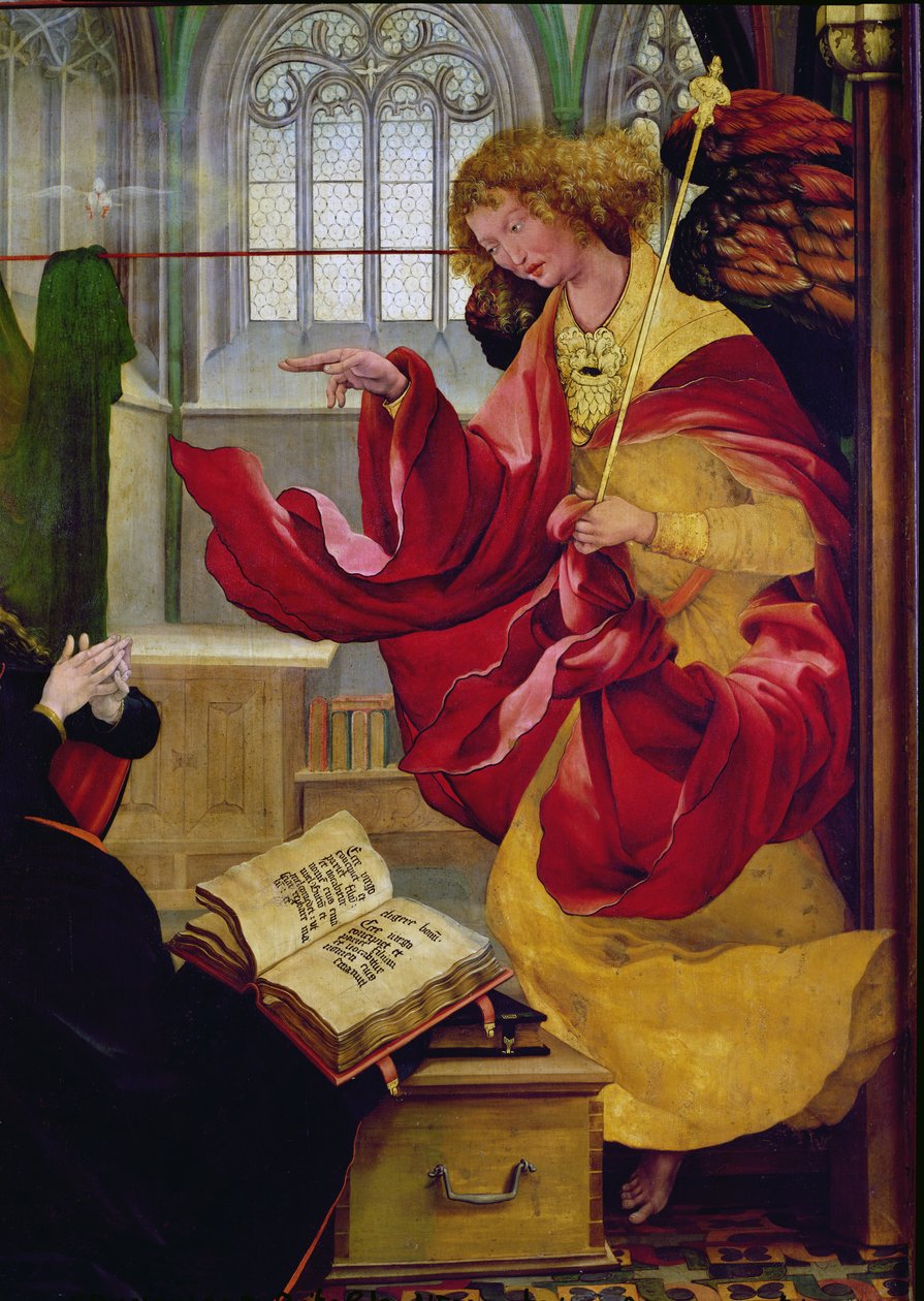 Archangel Gabriel (detail) by Matthias Grünewald