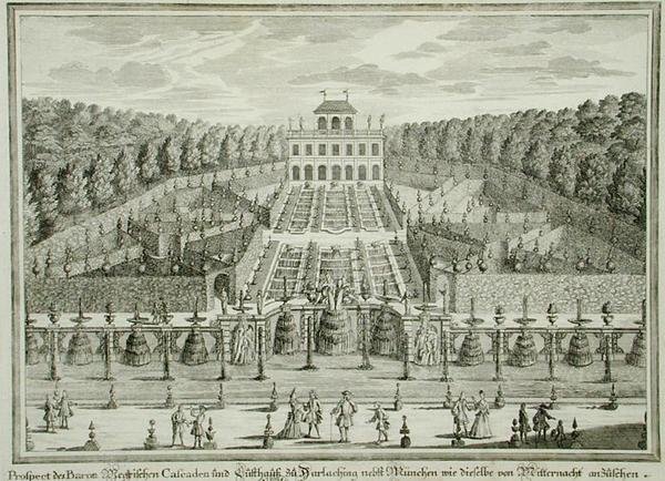 View of a princely residence near Munich, from 