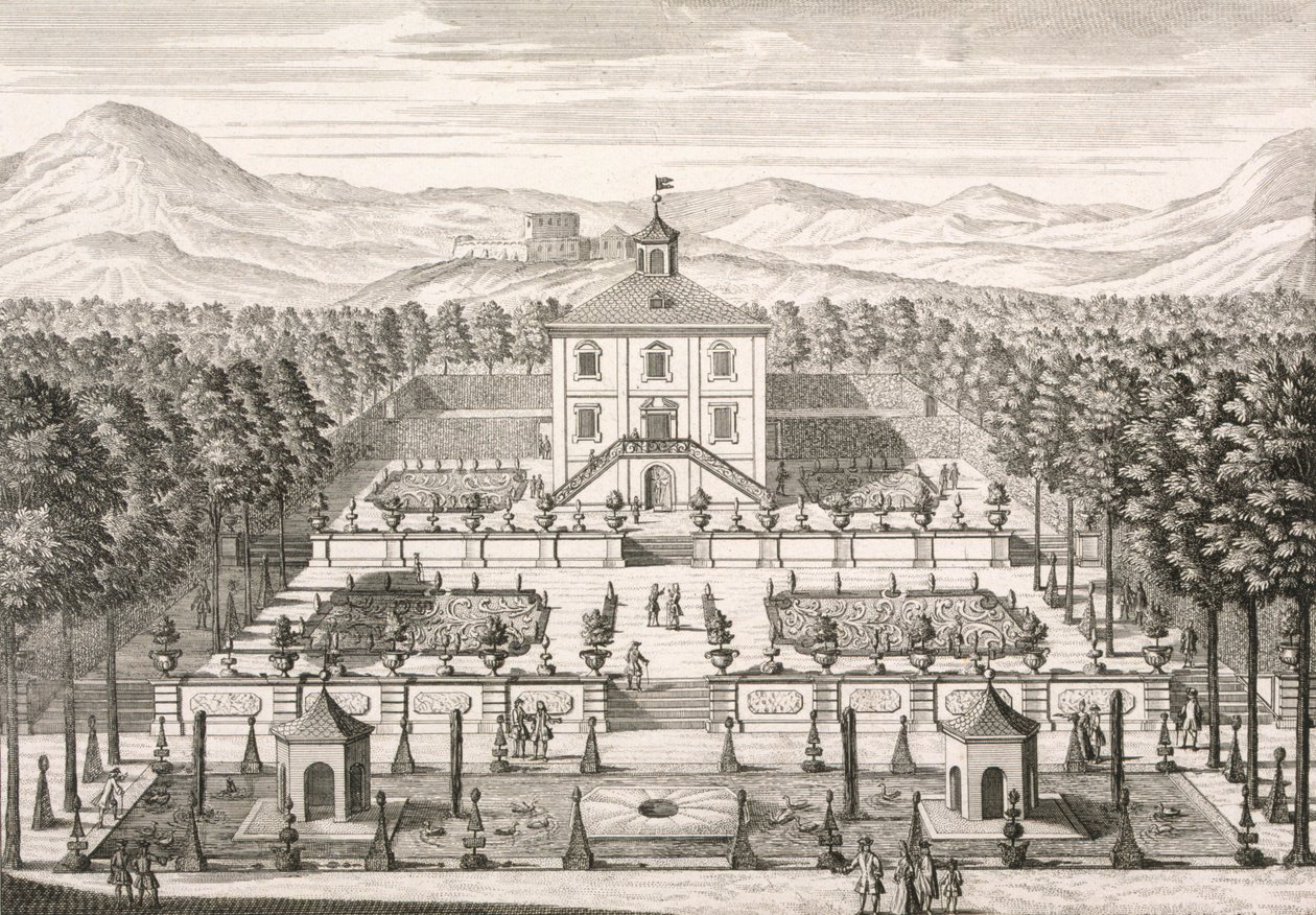House and Garden, 1715 by Matthias Diesel