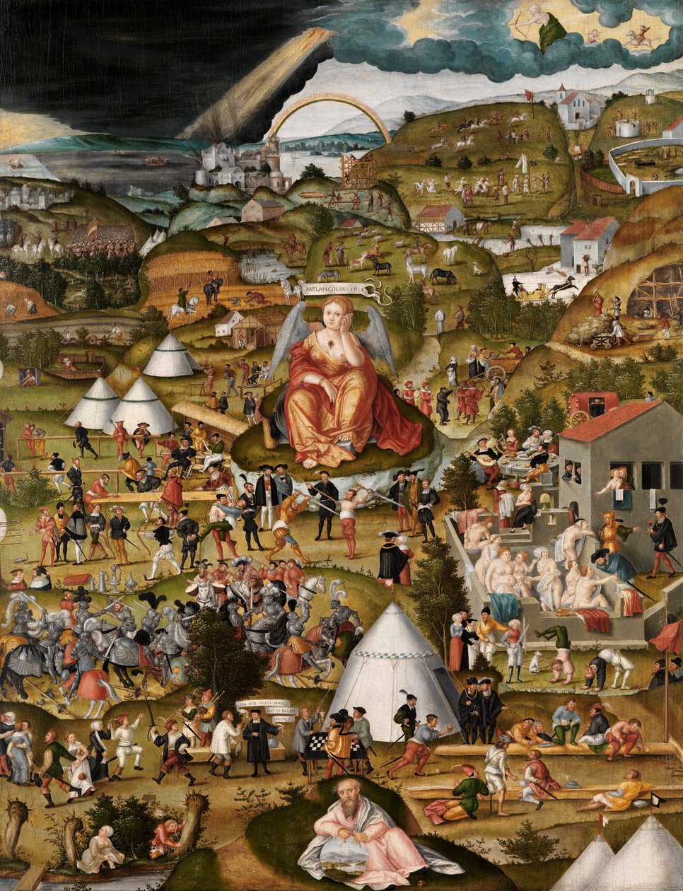 Melancholia in the Garden of Life by Matthias Gerung