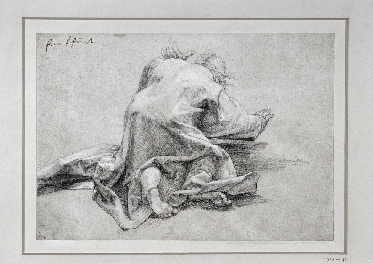 Saint Peter, the Apostle of the Transfiguration, Back View by Matthias Gruenewald