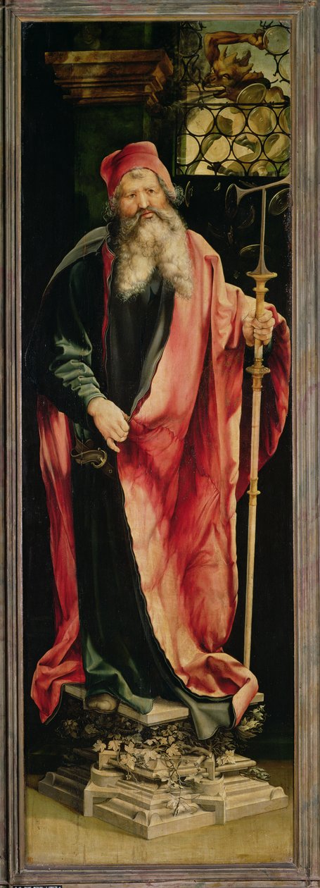 St. Anthony the Hermit, from the Isenheim Altarpiece, c.1512-1516 by Matthias Grünewald