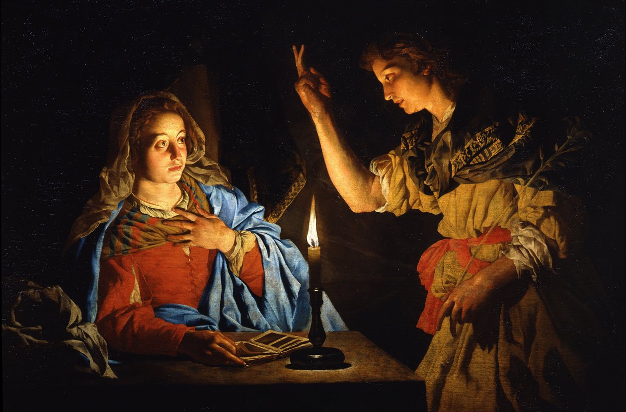 The Annunciation by Matthias Stomer