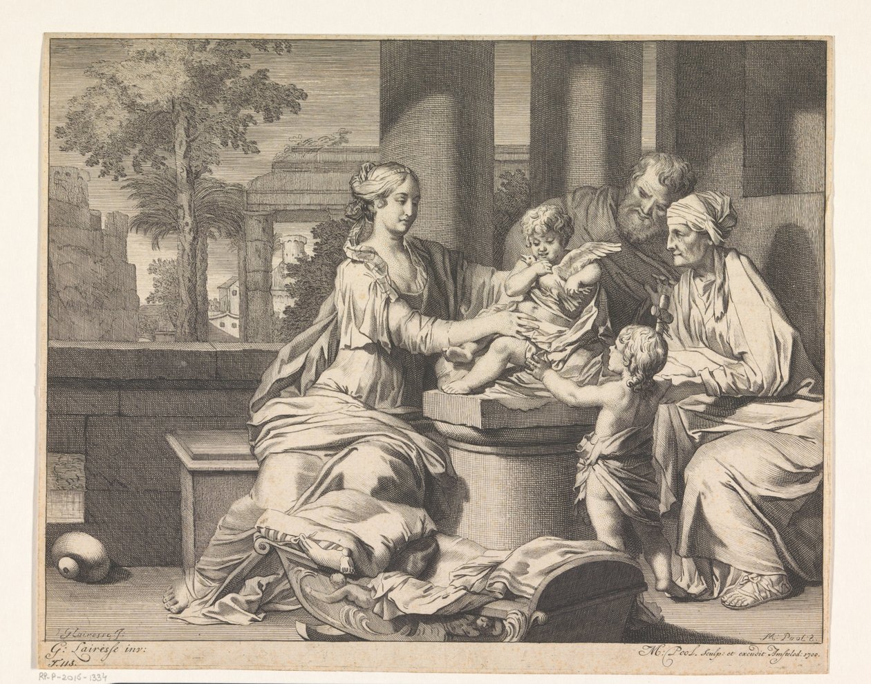 Holy Family with Zacharias, Elizabeth, and John the Baptist by Matthijs Pool
