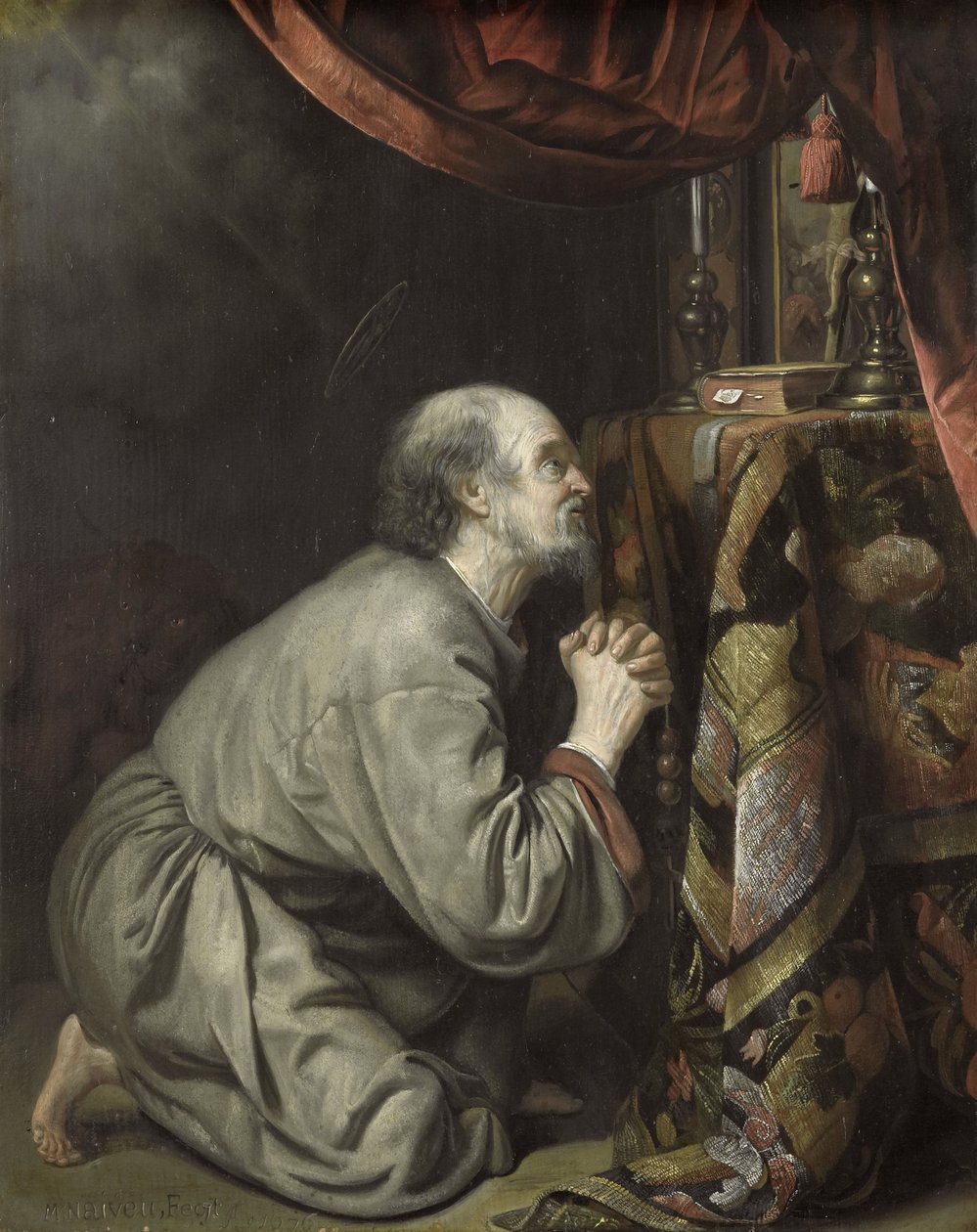 St. Jerome by Matthys Naiveu