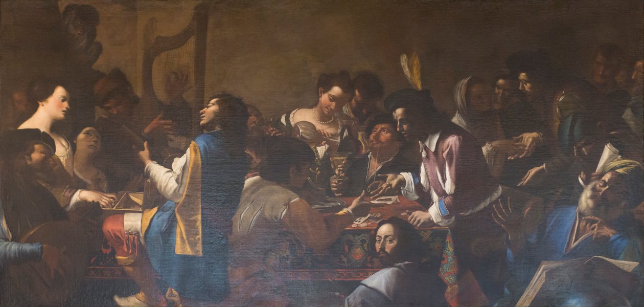 Allegory of the Five Senses by Mattia (1613 99) Preti