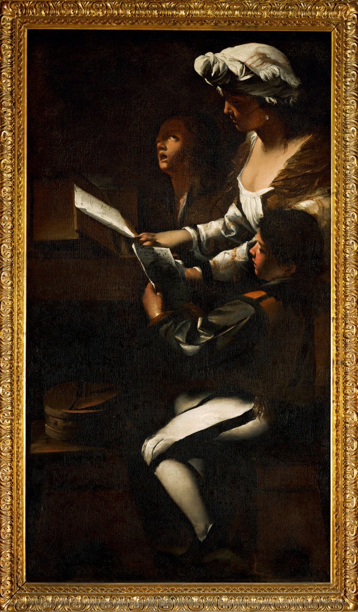 Singers, around 1630 by Mattia (1613-99) Preti