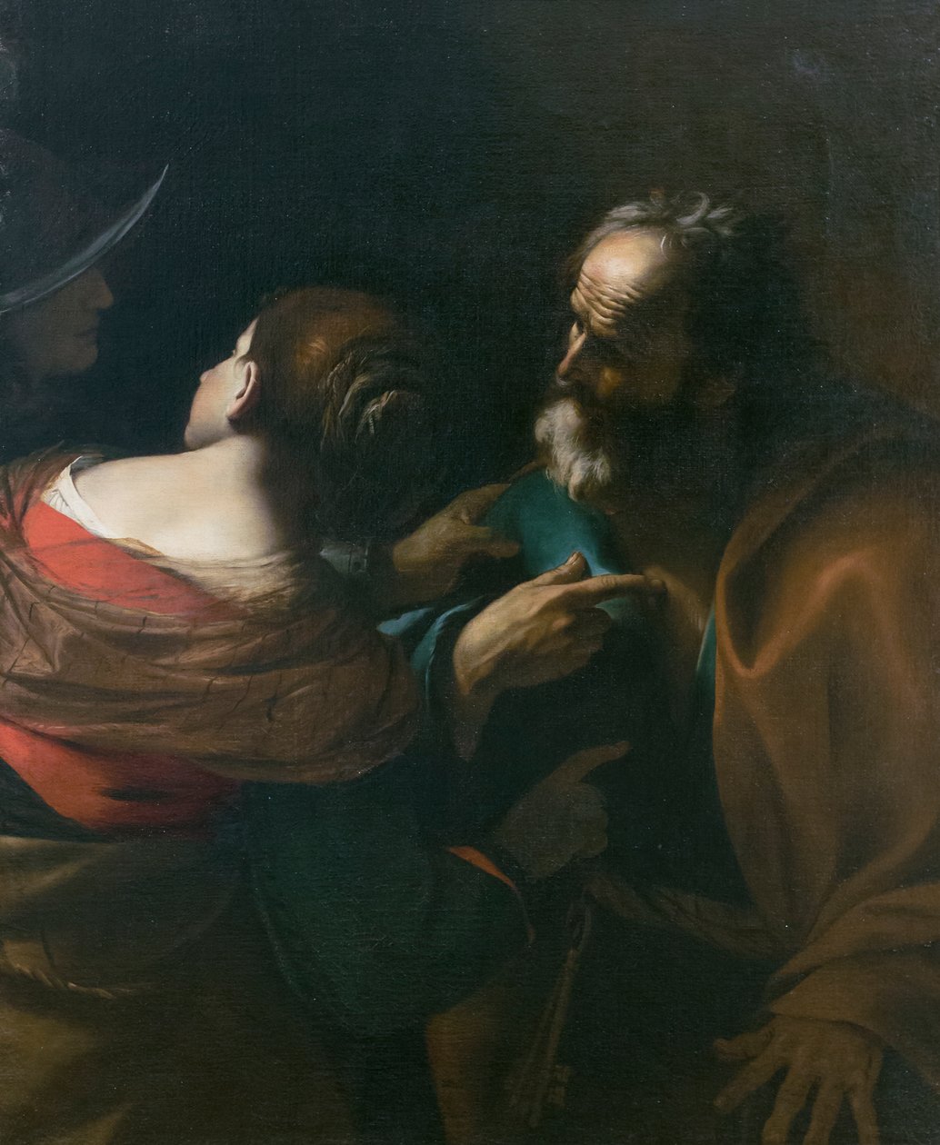 The denial of Saint Peter by Mattia (1613 99) Preti