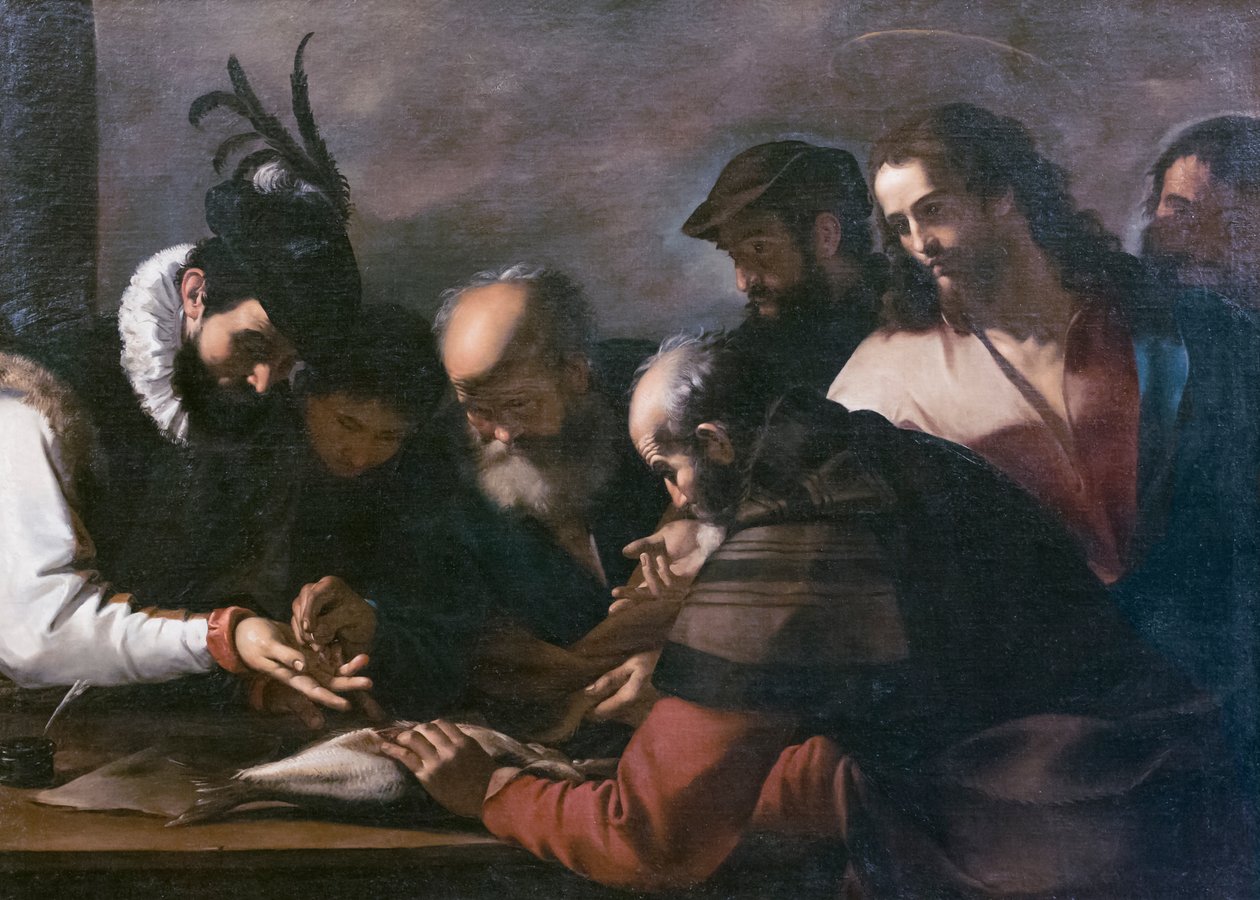 The Tribute Money by Mattia (1613 99) Preti
