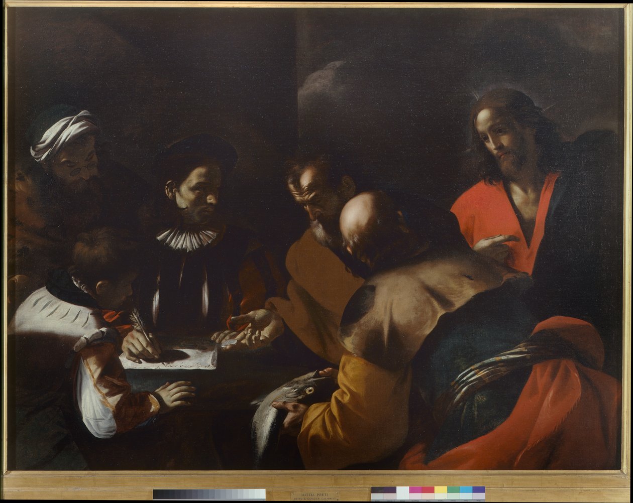 Saint Peter paying the tribute money by Mattia Preti