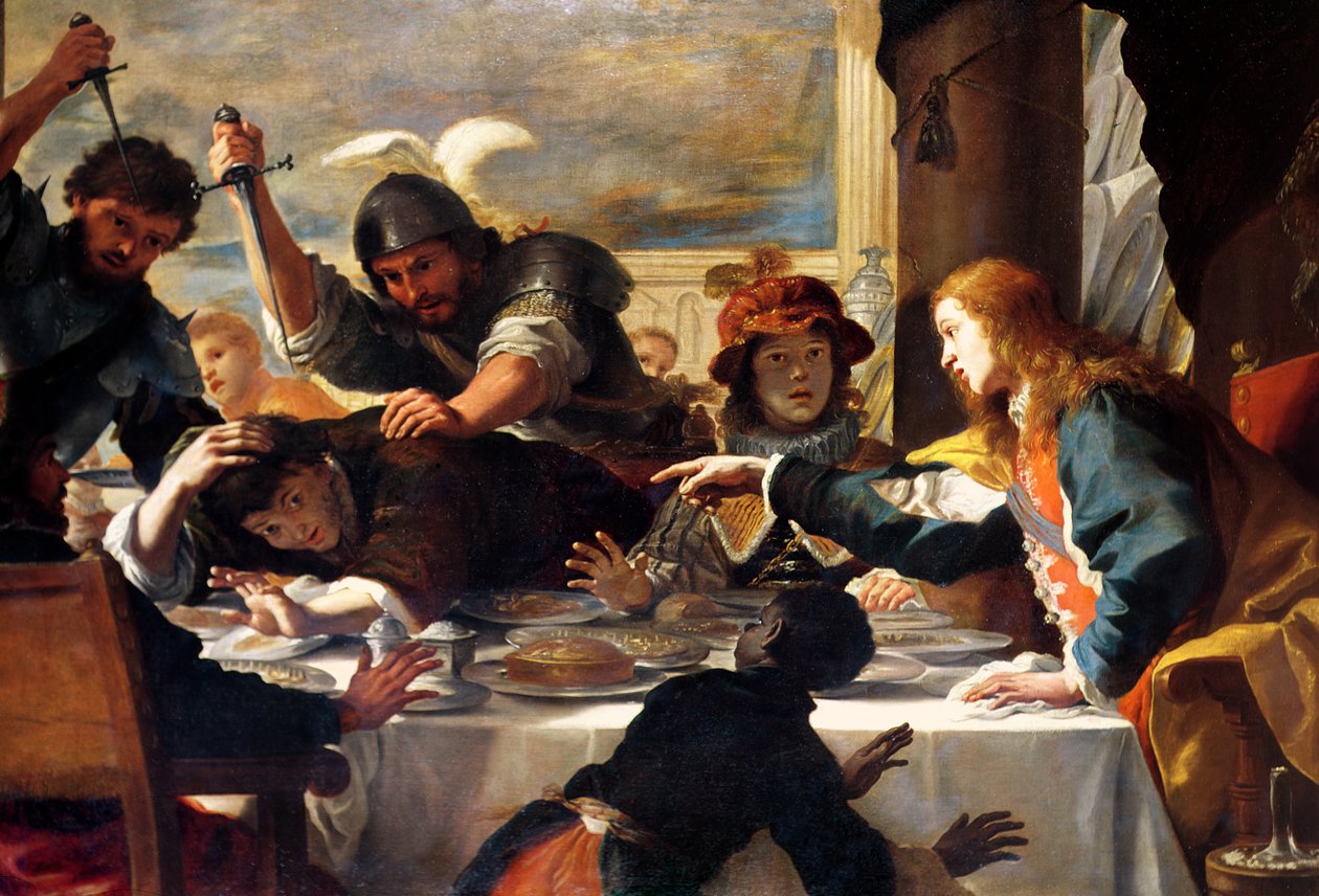 The Feast of Absalom by Mattia Preti