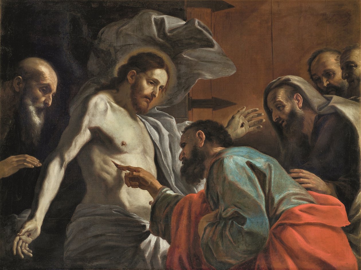 The Incredulity of Saint Thomas, ca 1675 by Mattia Preti
