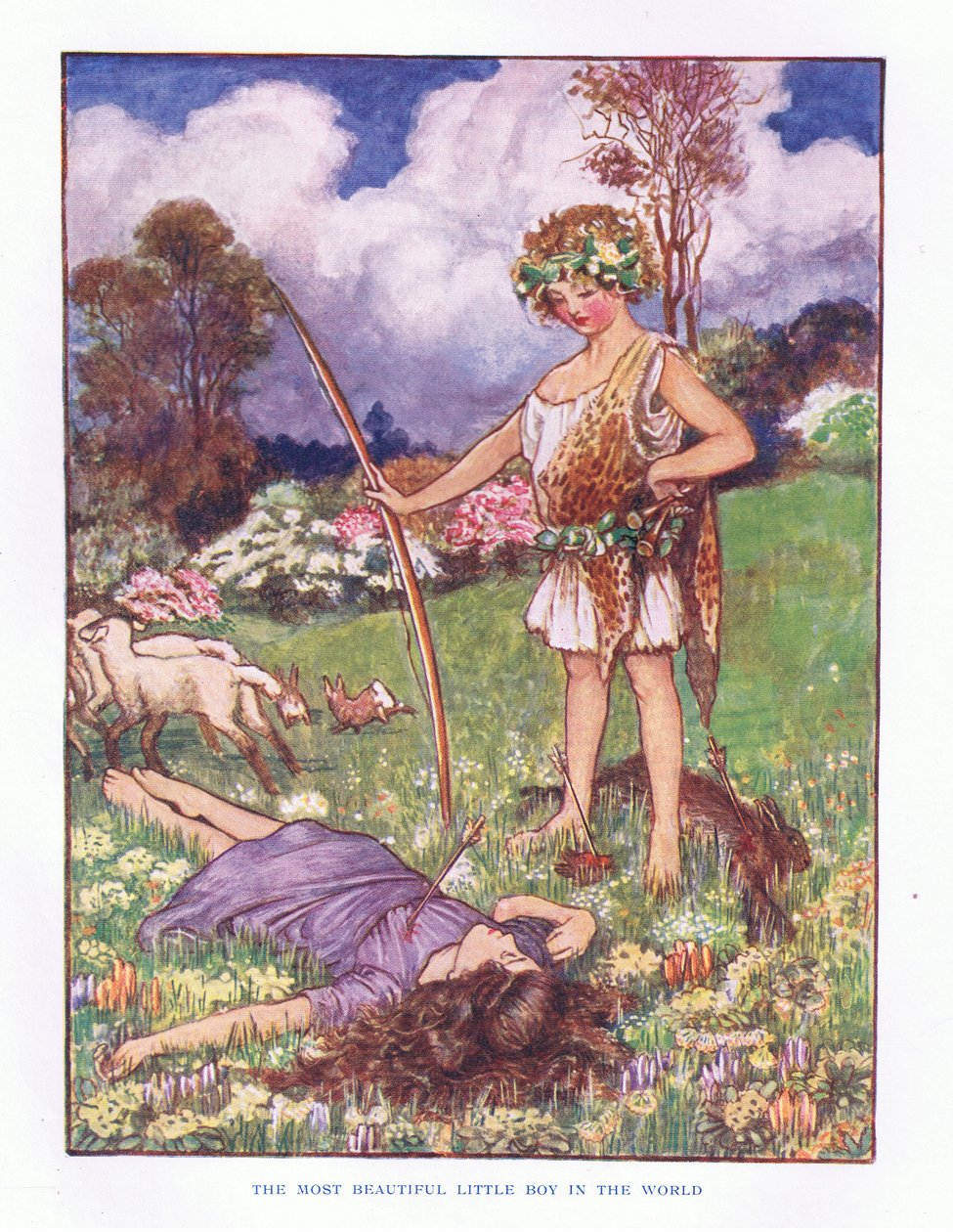 The most beautiful little boy in the world (illustration from Lady Ann