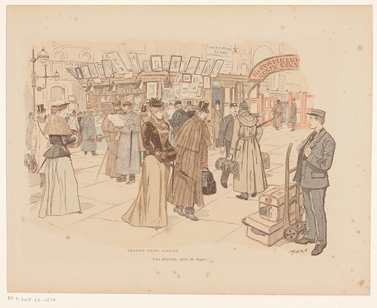 Charing Cross Station by Mauge
