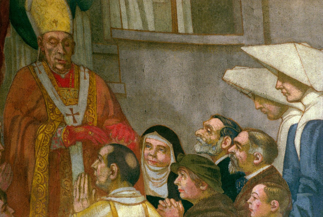 Pentecost, from the apse of the church (detail) by Maurice Denis