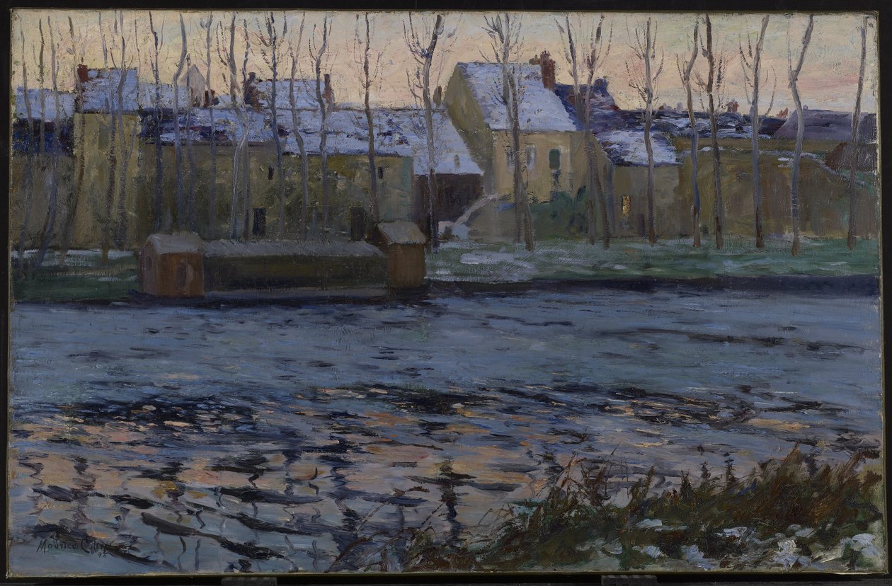 Moret, Winter by Maurice Galbraith Cullen