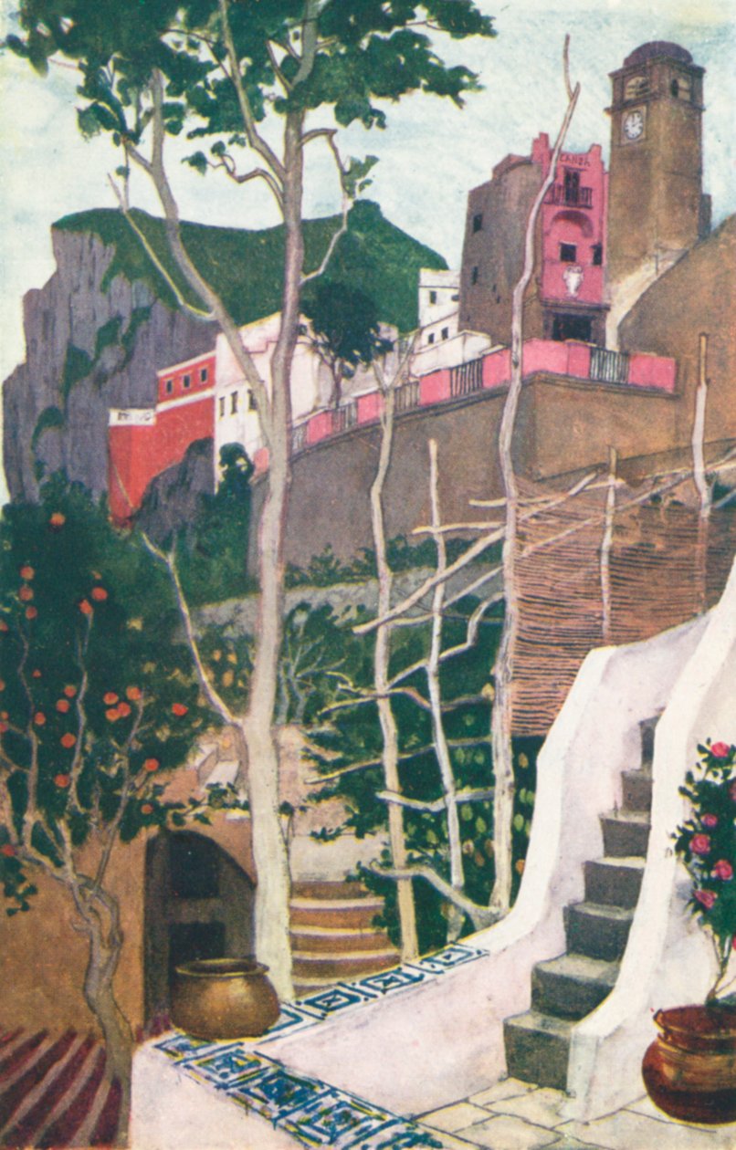 A Gateway, Capri by Maurice (after) Greiffenhagen