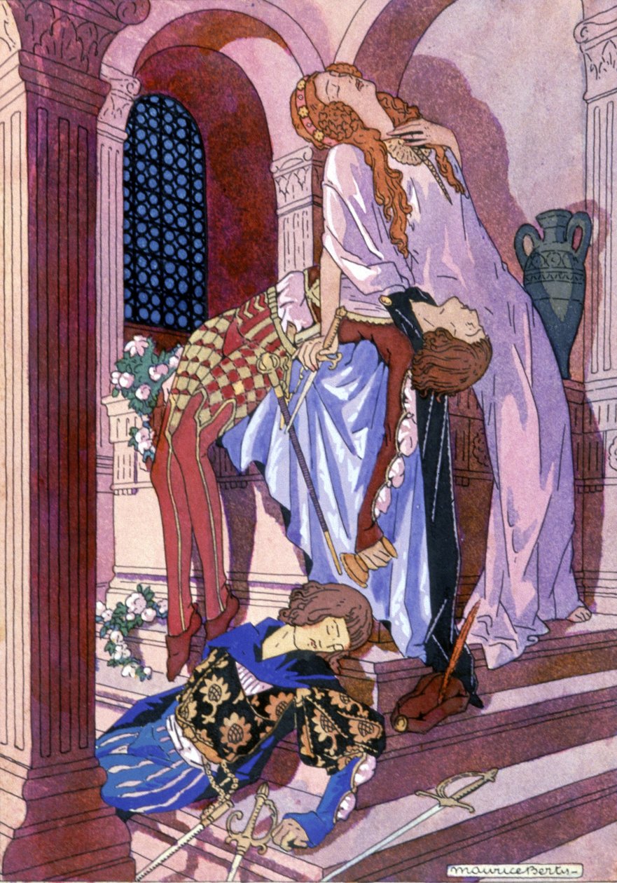 Death of Romeo and Juliet by Maurice Berty