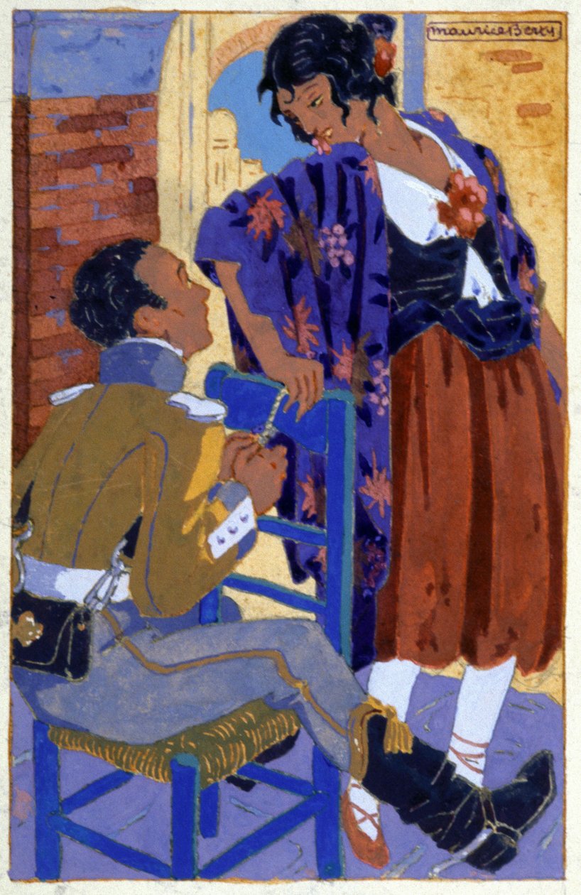 Don Jose and Carmen by Maurice Berty