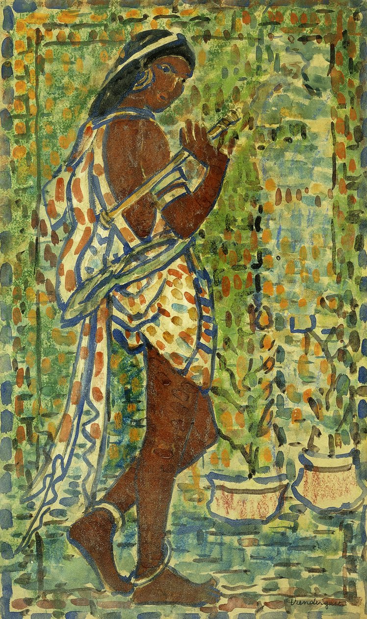Hindu Dancer by Maurice Brazil Prendergast