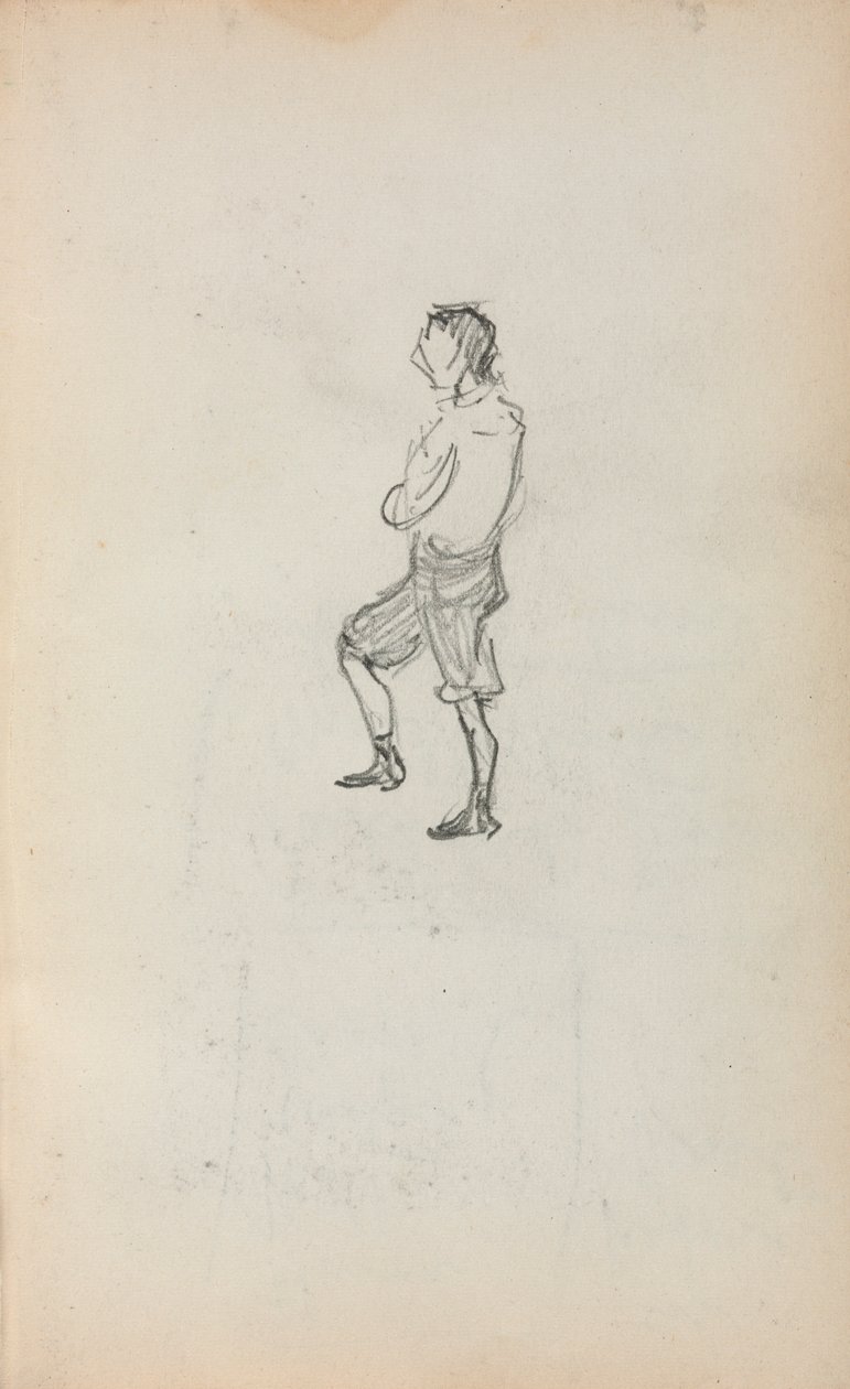 Italian Sketchbook: Standing Boy Page 245, 1898-1899 by Maurice Brazil Prendergast
