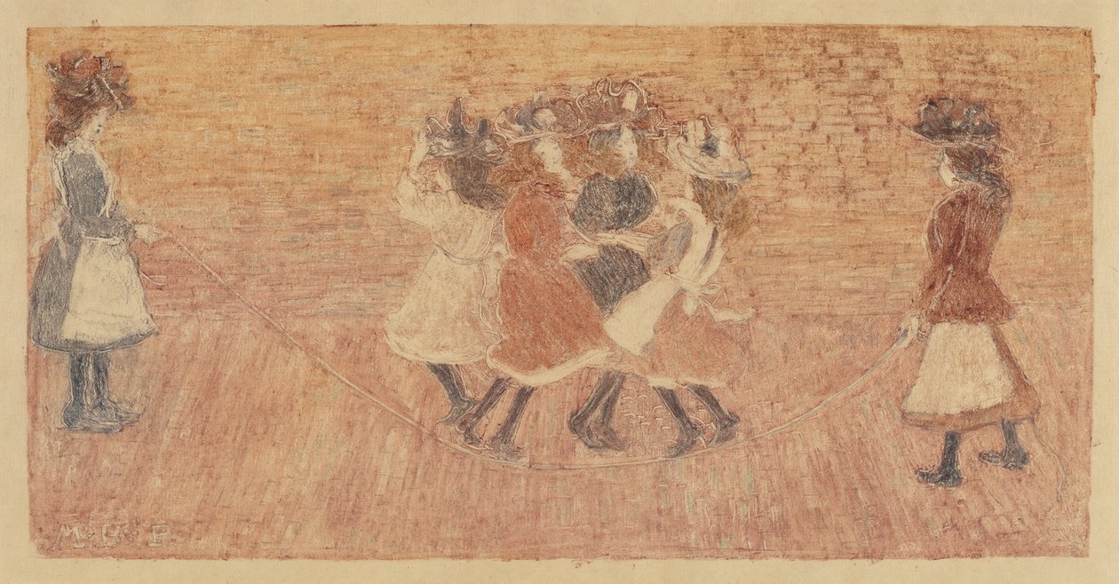 Skipping Rope, 1892-1895 by Maurice Brazil Prendergast