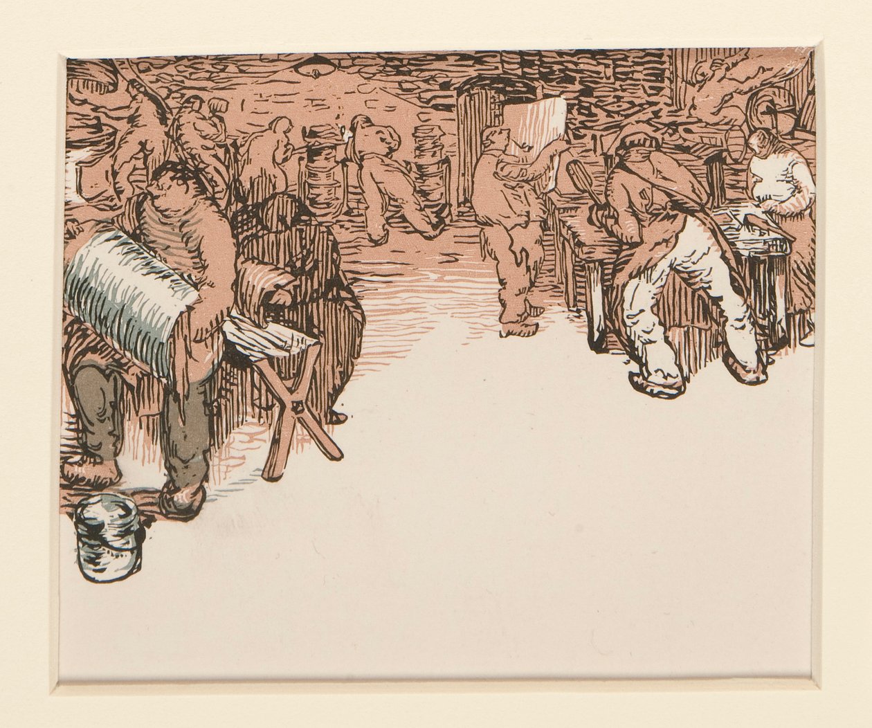 The Peddlers of Thought (Illustration, p. 3) by Maurice Delcourt