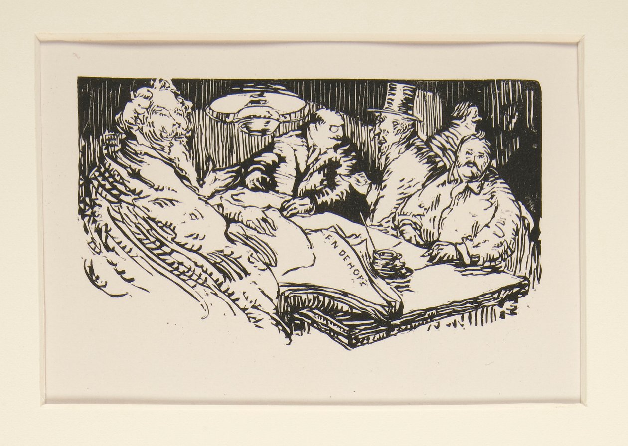 The Peddlers of Thought, Illustration, p. 47 by Maurice Delcourt