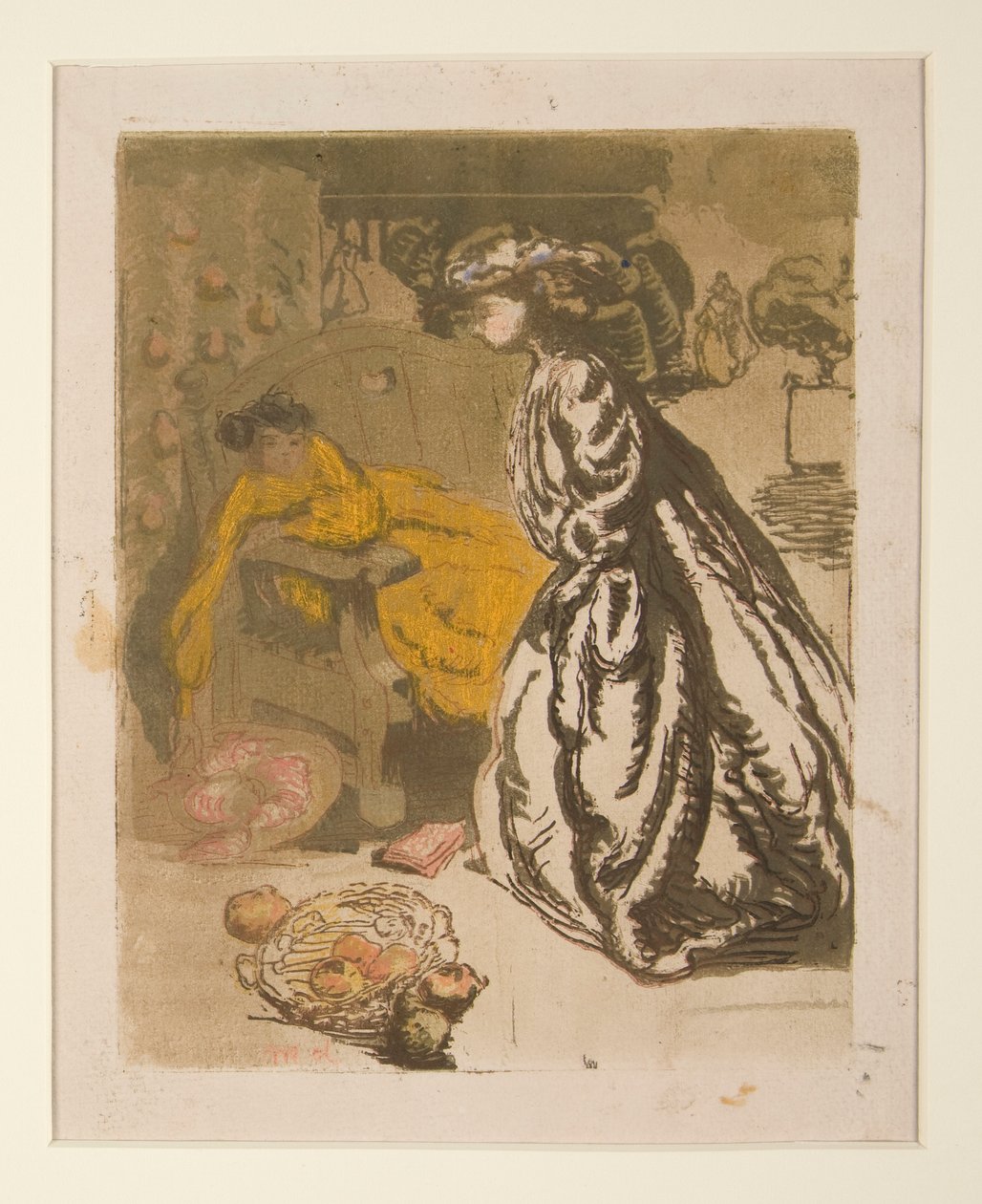 Two Women in a Park by Maurice Delcourt