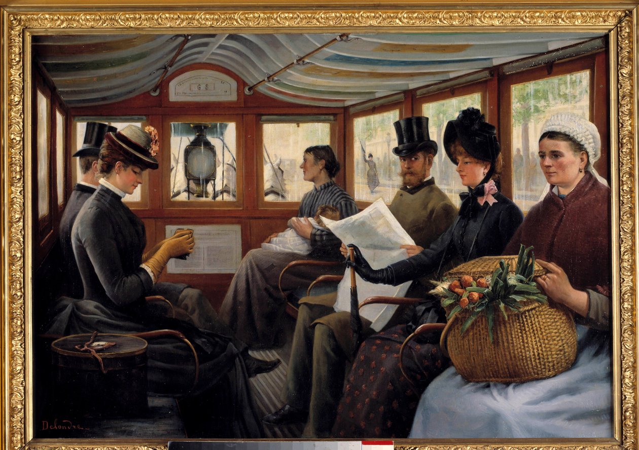 In the Omnibus by Maurice Delondre