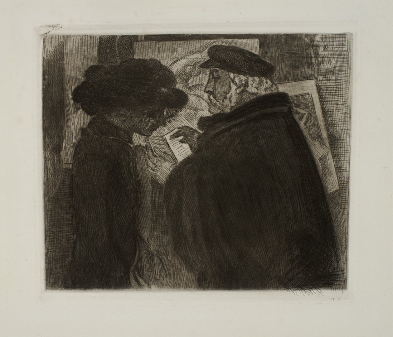 Degas and His Model by Maurice Denis