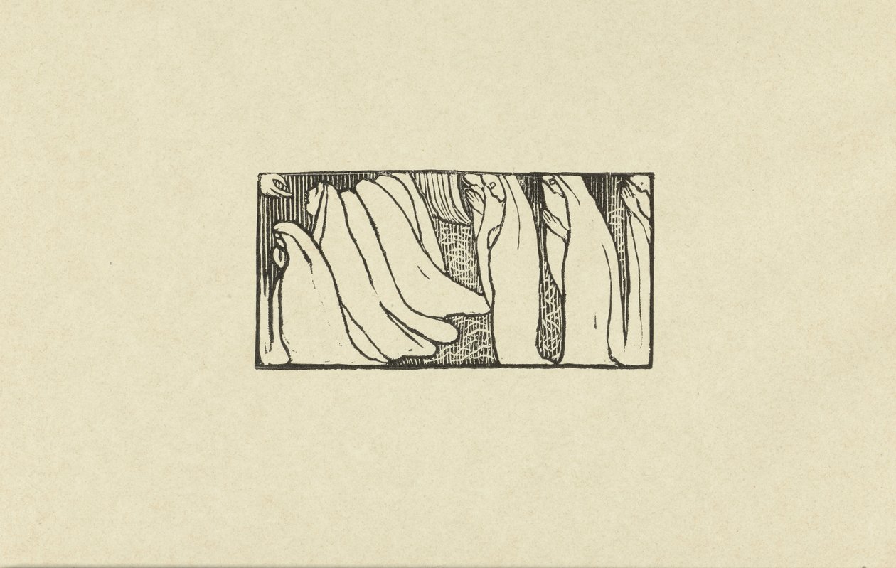 Illustration for a poem from the poetry collection Sagesse by Paul Verlaine (L