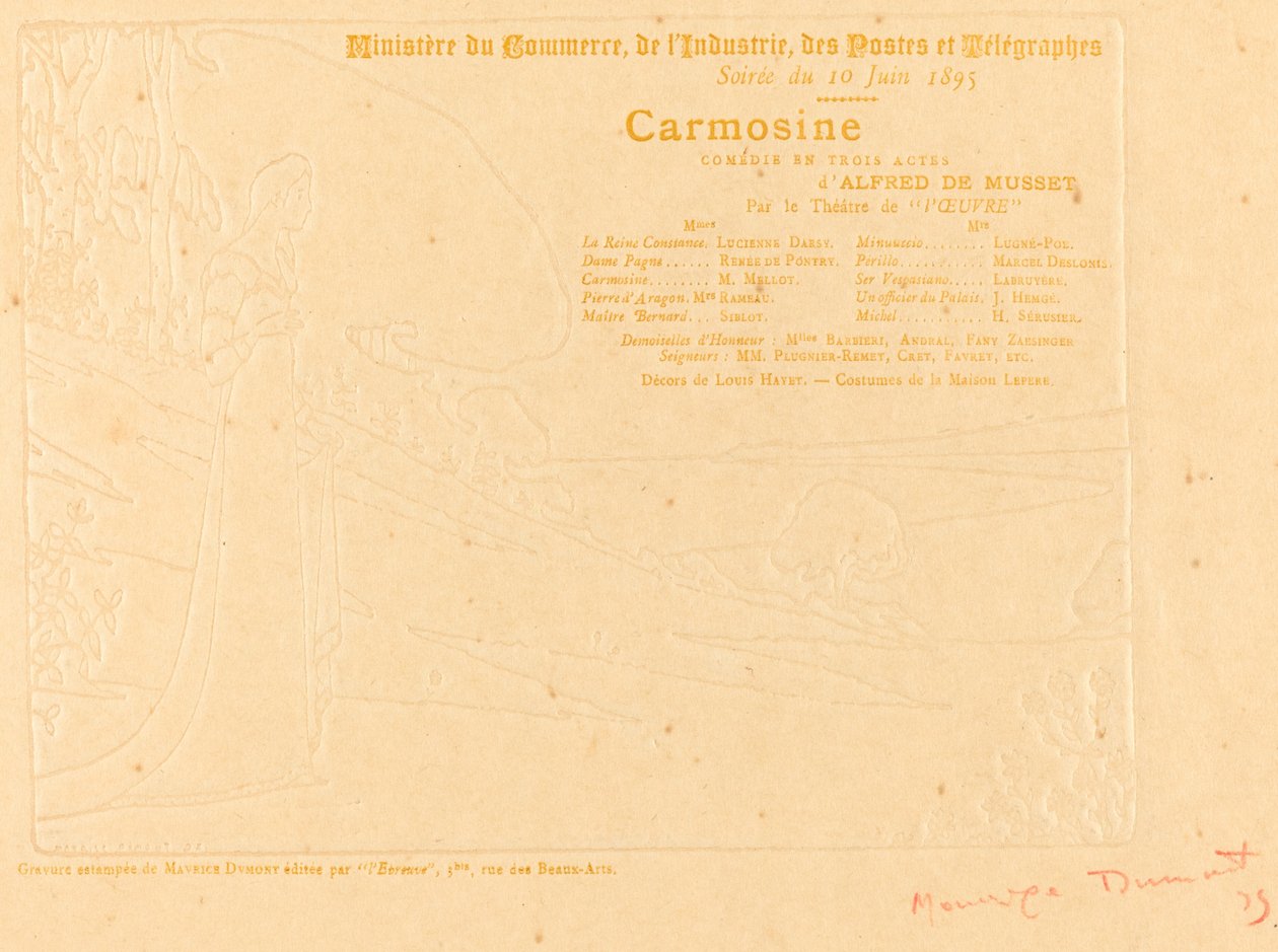 Carmosine by Maurice Dumont
