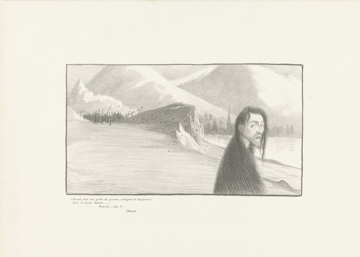 Main Character Brand from the Play by Henrik Ibsen is Stoned and Driven Out of the Village by Maurice Dumont