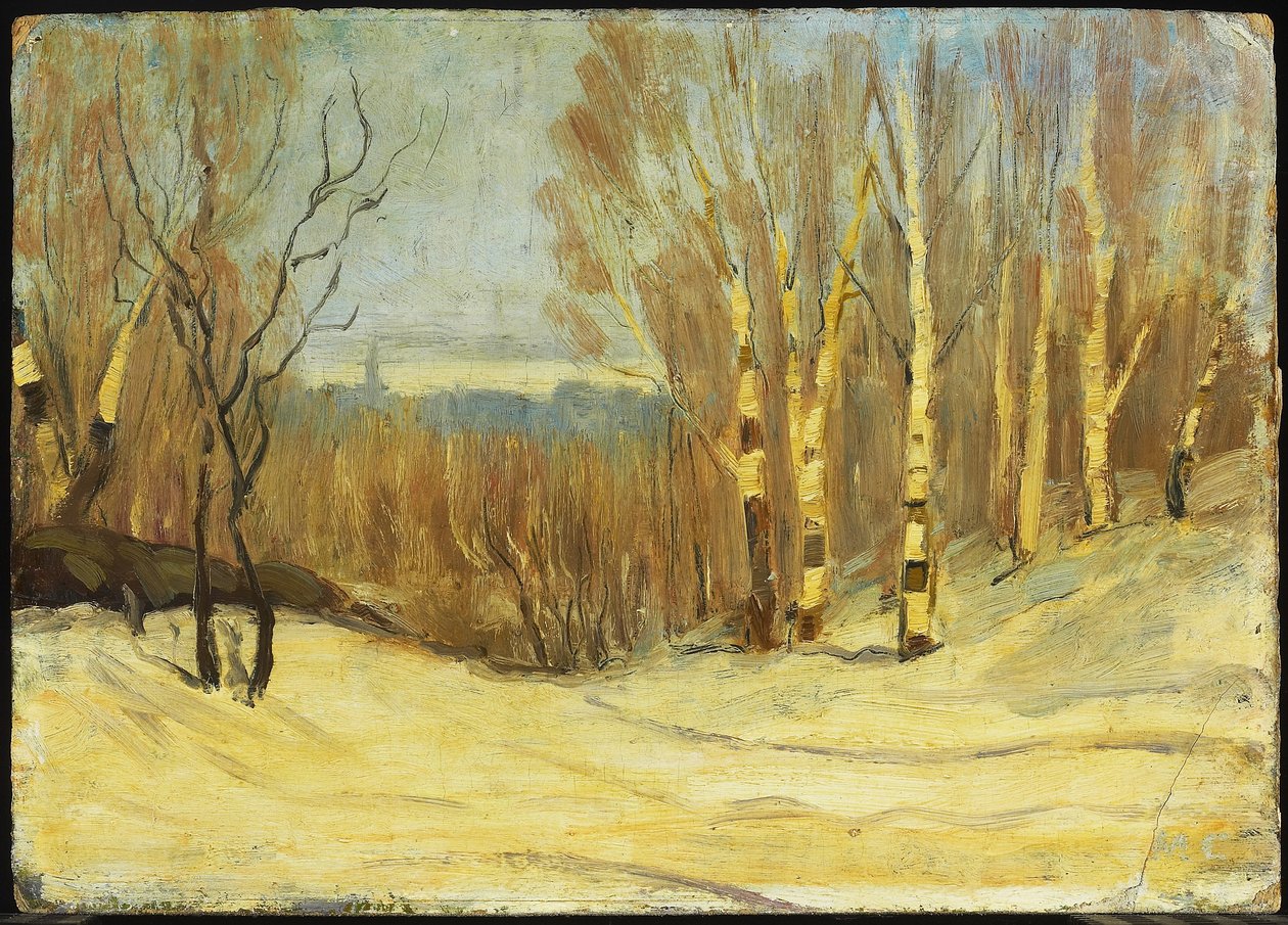 Winter near Montreal by Maurice Galbraith Cullen