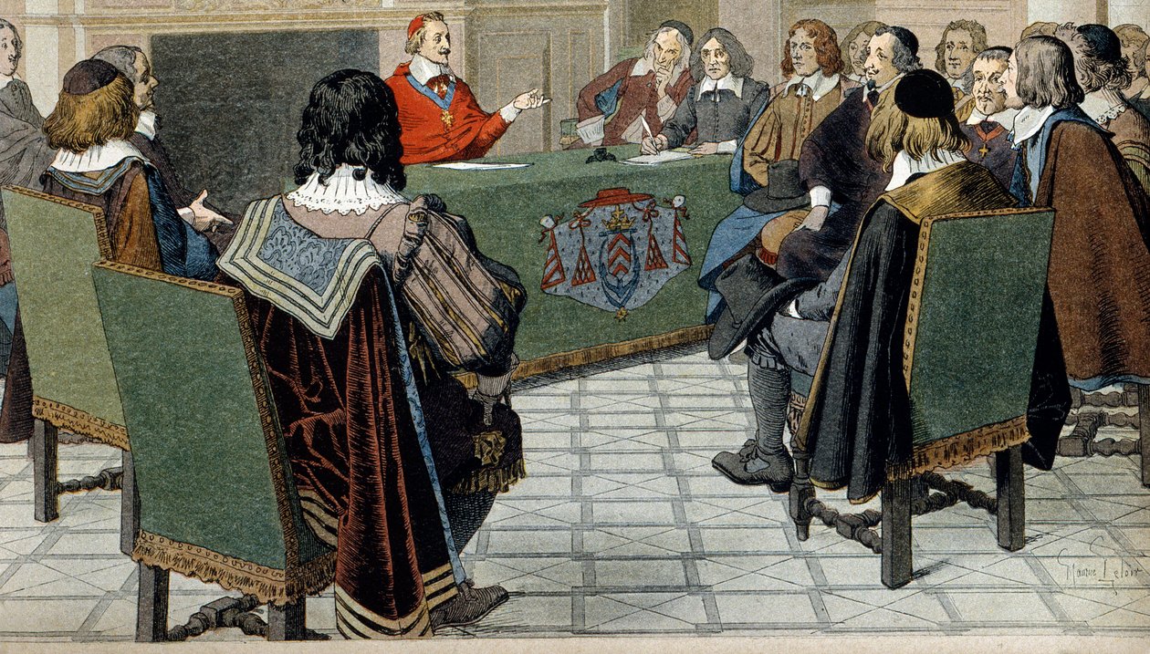 Cardinal Richelieu by Maurice Leloir