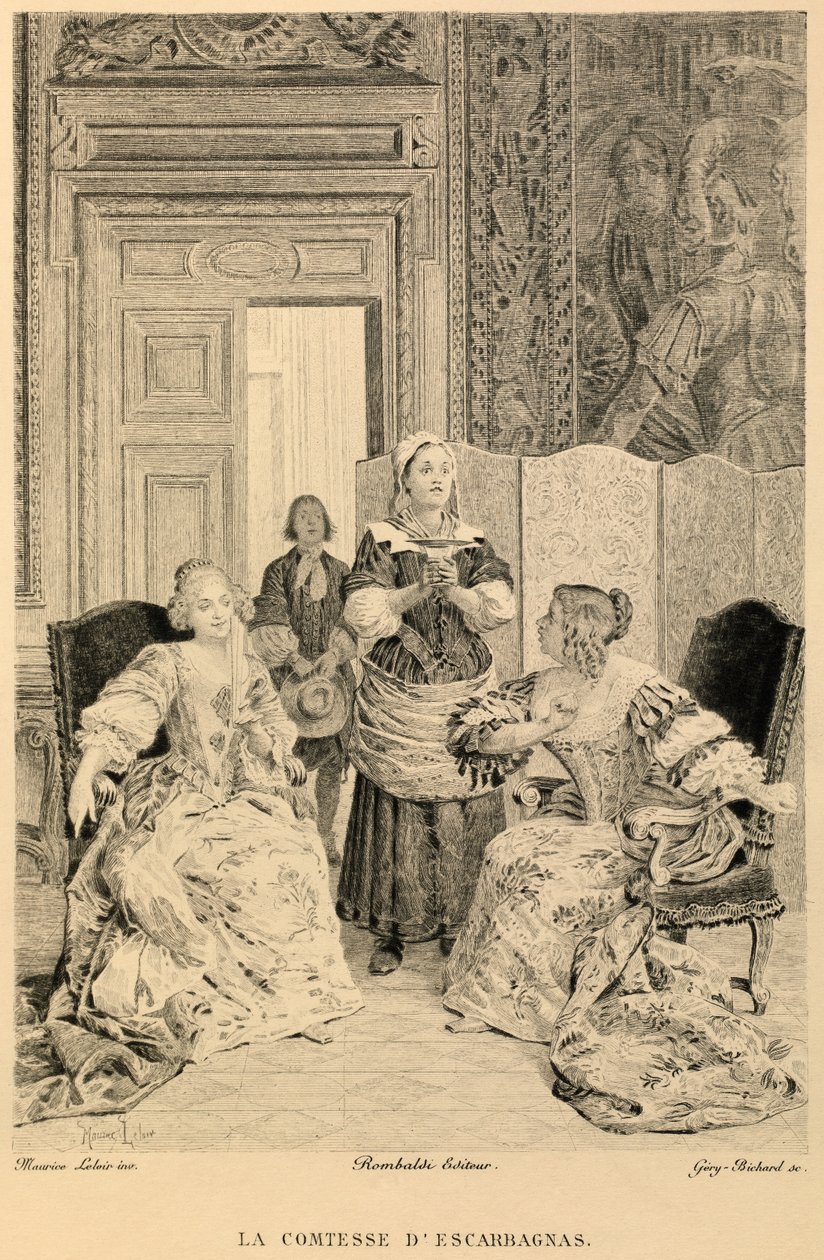 The Countess of Escarbagnas by Maurice Leloir