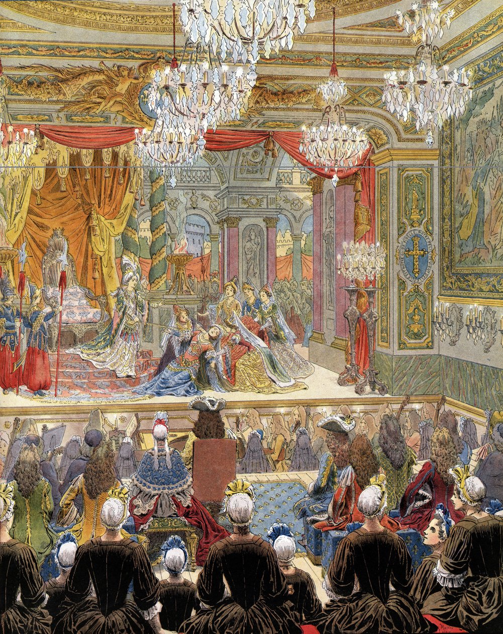 Louis XIV, known as the Sun King by Maurice Leloir