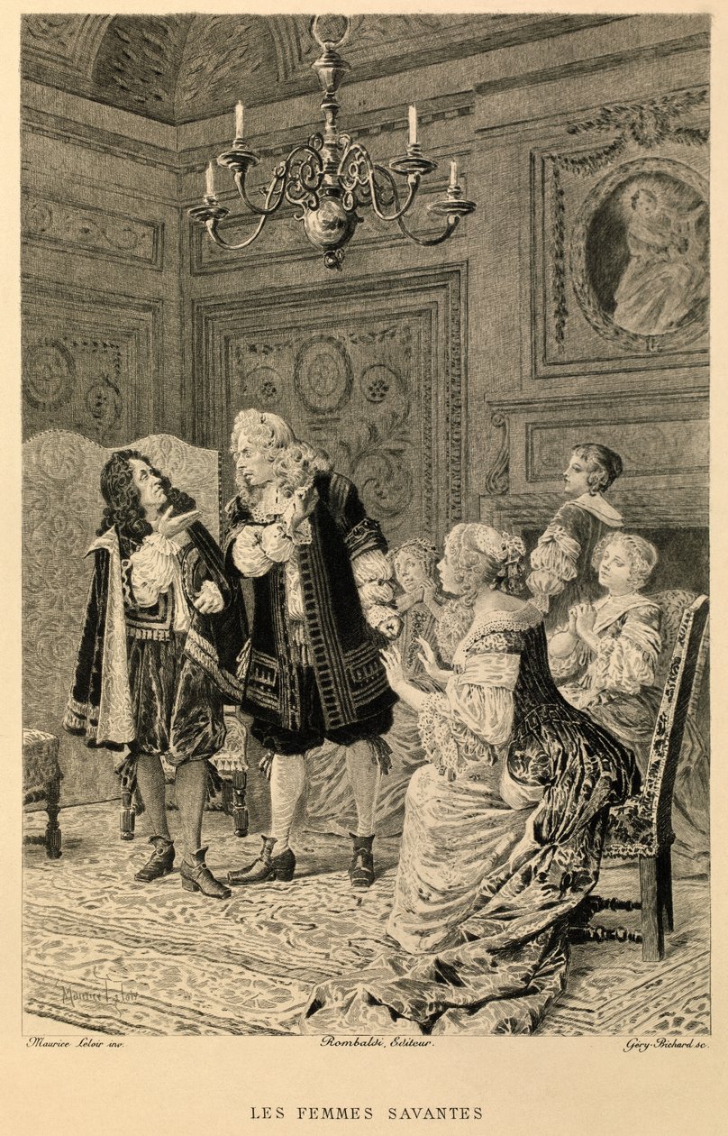 The Learned Ladies by Maurice Leloir