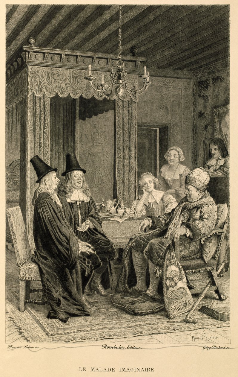 The Imaginary Invalid by Maurice Leloir