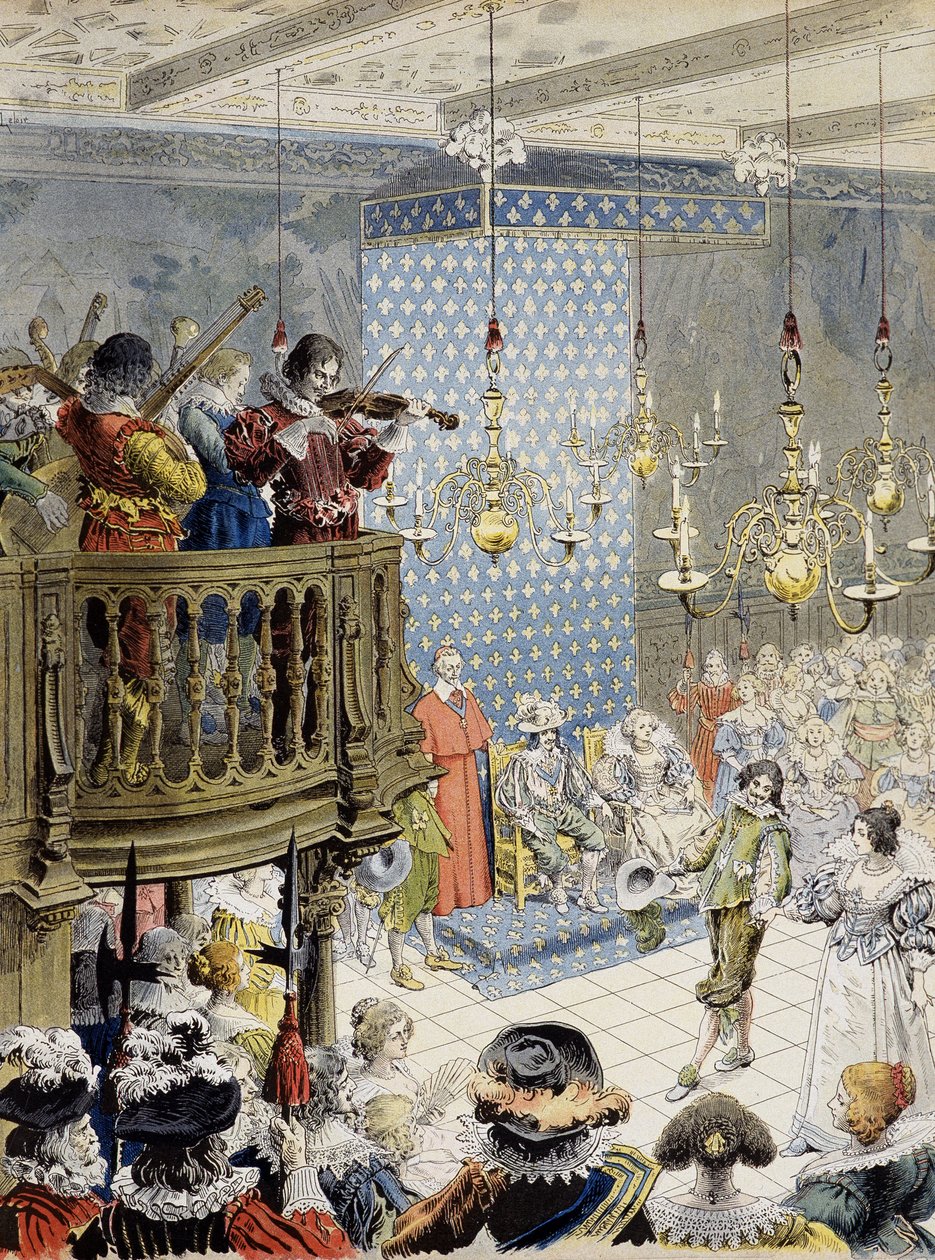 The ball at the court (under Louis XIII) - in 