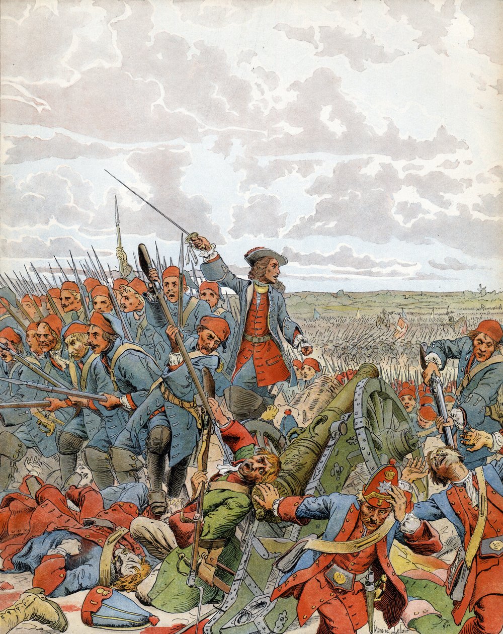 War of the Spanish Succession: The Battle of Denain, July 24 by Maurice Leloir