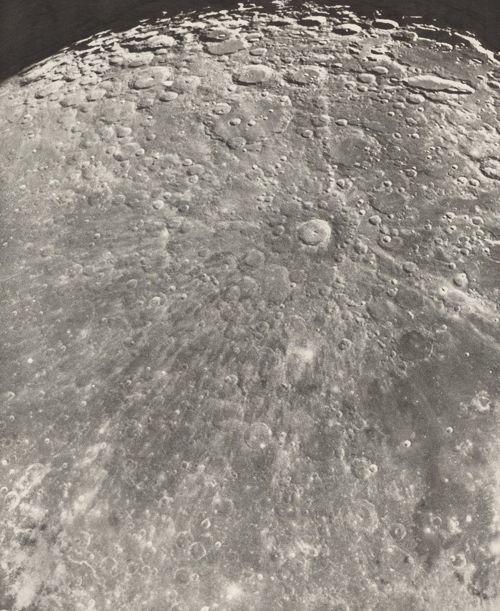 Photographie Lunaire Rayonnement de Tycho - Phase Croissante by Maurice Loewy